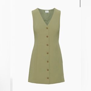 Aritzia Wilfred Aria Dress- Sun-Dried Olive